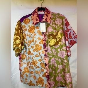 Zimmermann Floral Button Down Shirt